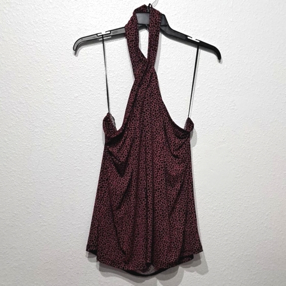 Michael MICHAEL Kors Micro Giraffe Halter Neck Tank - Picture 4 of 9